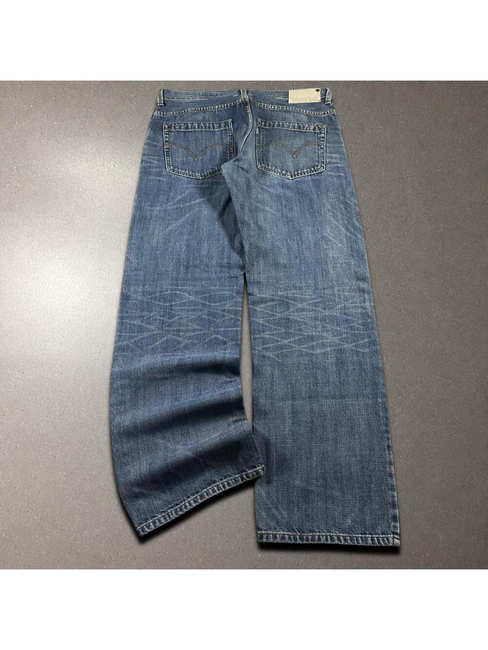 Vintage Y2K Skater Levi’s SilverTab Loose Baggy Jeans - Fits 35x32!